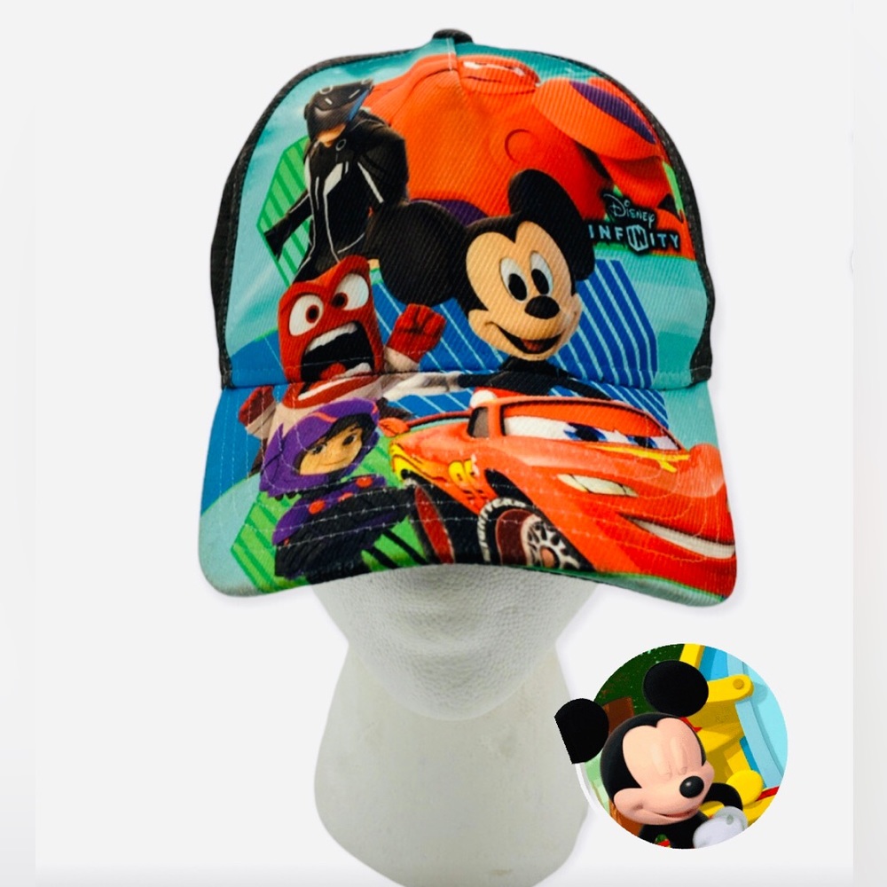 Disney Infinity Youth Multi-Character Adjustable Snapback Baseball Cap OSFM